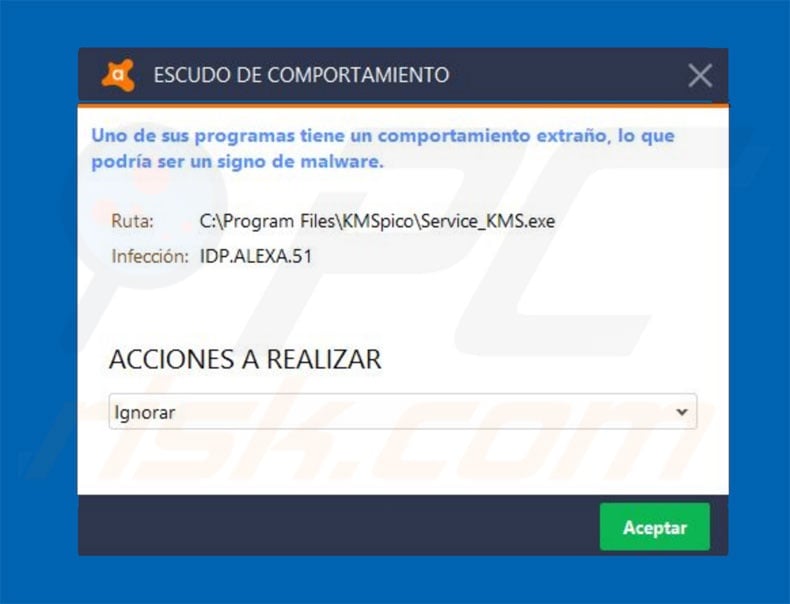 idp.alexa.51 false-positive Avast anti-spyware