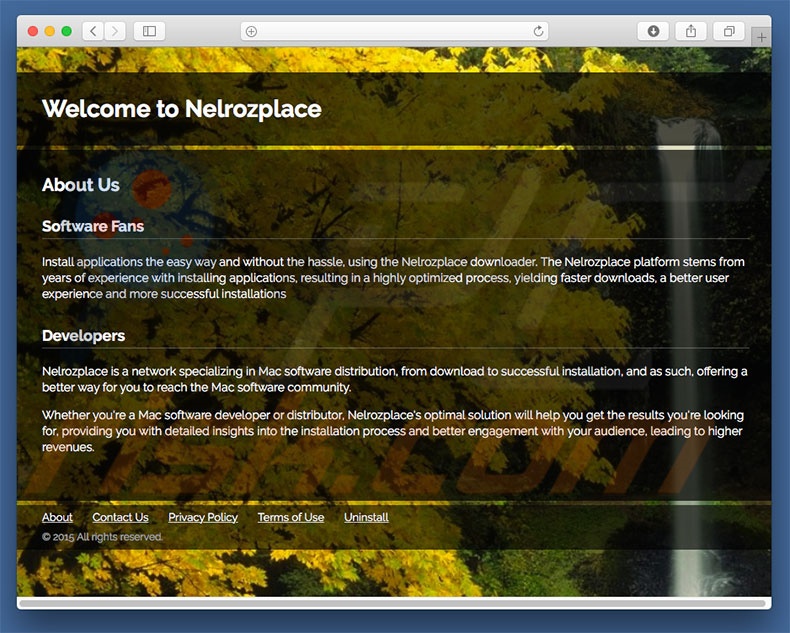 Dubious website used to promote search.nelrozplace.com