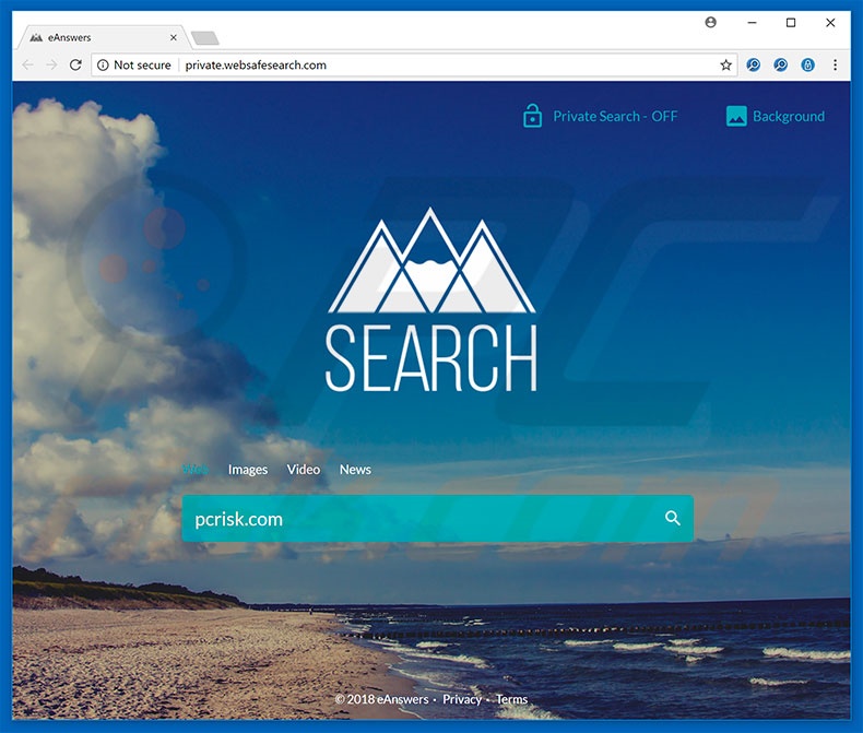 private.websafesearch.com browser hijacker