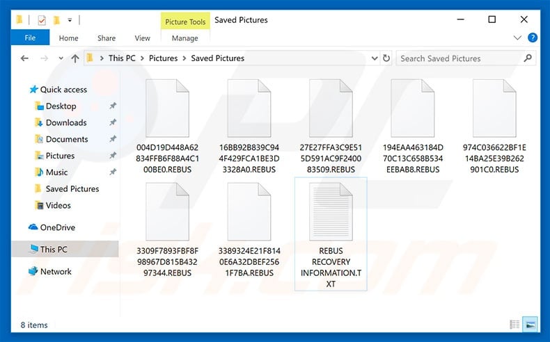Files encrypted by REBUS