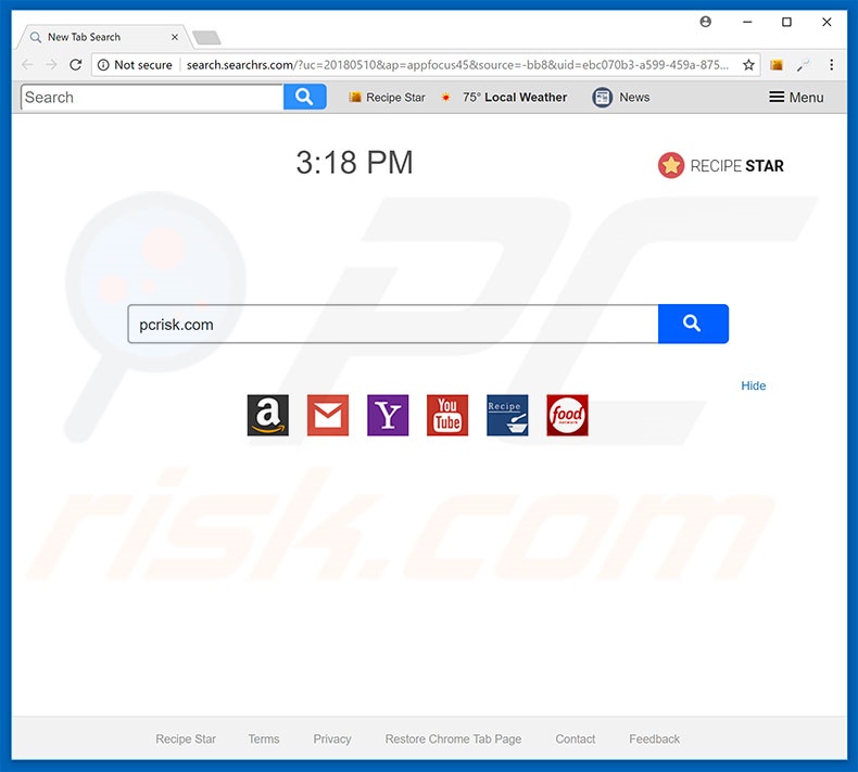 search.searchrs.com browser hijacker