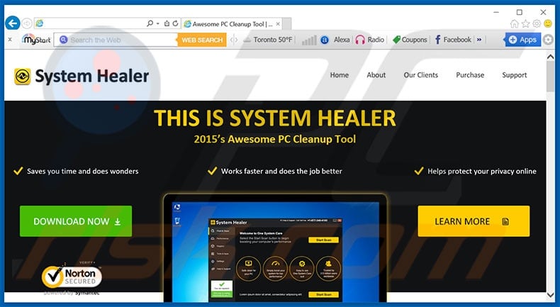 System Healer unwanted application