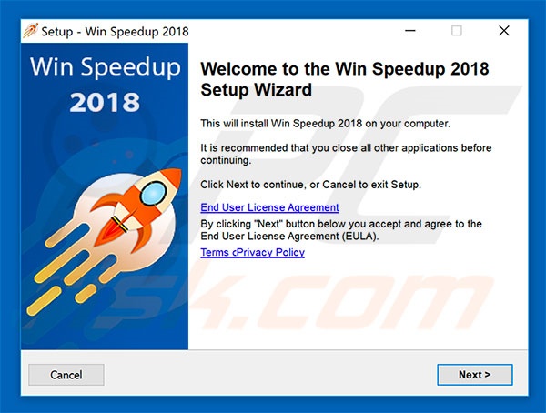 Win Speedup 2018 installation setup