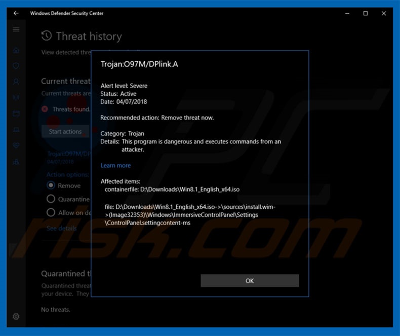 virus removal trojan