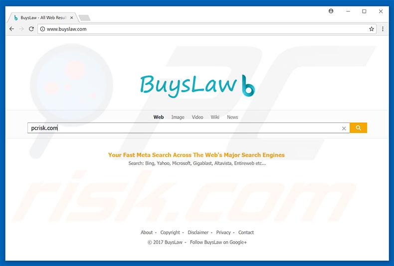 buyslaw.com browser hijacker