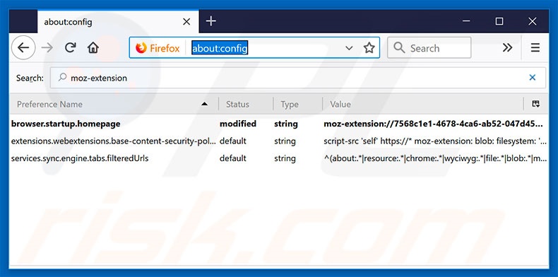 Removing search.heasytoconvertnow.com from Mozilla Firefox default search engine