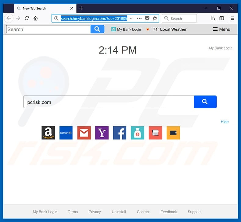 search.hmybanklogin.com browser hijacker