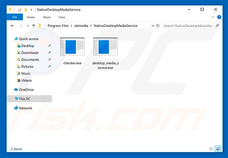 NativeDesktopMediaService adware