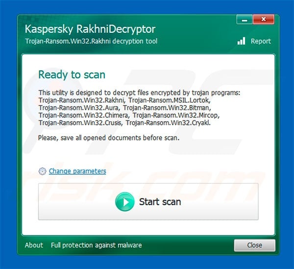 Kaspersky RakhniDecryptor