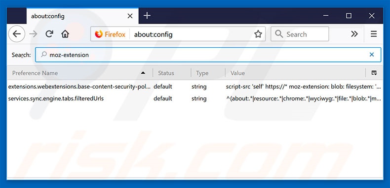 Removing search.searchmood.com from Mozilla Firefox default search engine