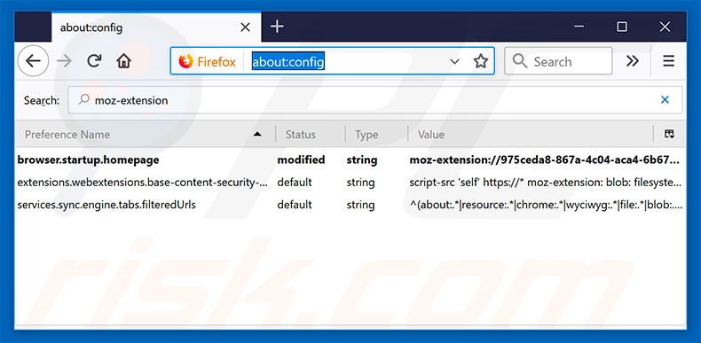 Removing search.searchwmtn2.com from Mozilla Firefox default search engine