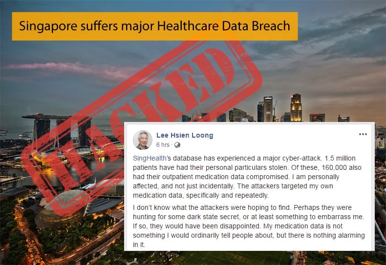 singapore healthcare data breach