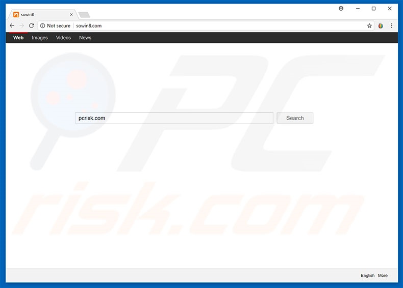 sowin8.com browser hijacker