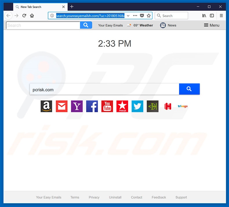 search.youreasyemailsh.com browser hijacker