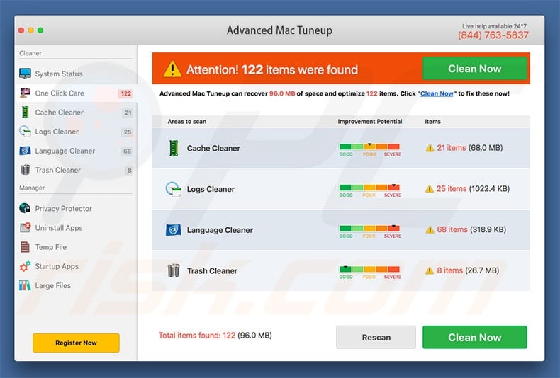 remove advanced mac cleaner from mac