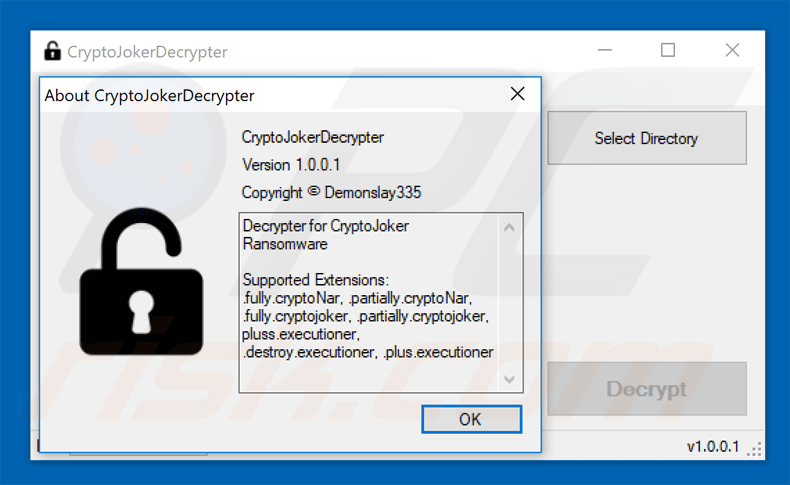 cryptojoker ransomware free decrypter tool