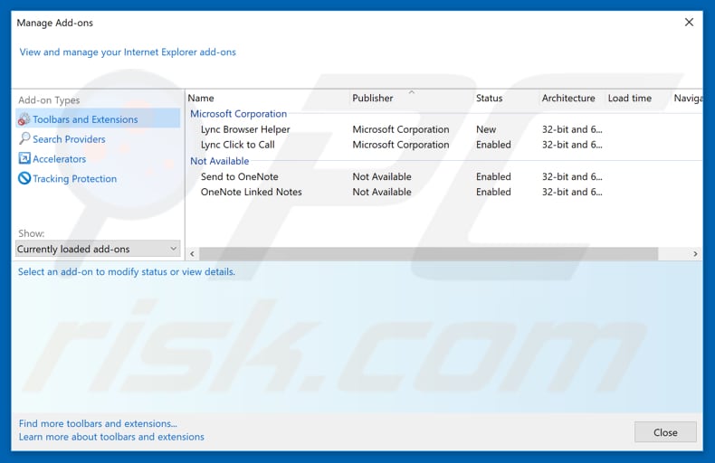 Removing fresh-info.news ads from Internet Explorer step 2
