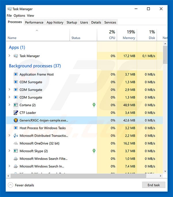 GenericRXGC in Windows Task Manager