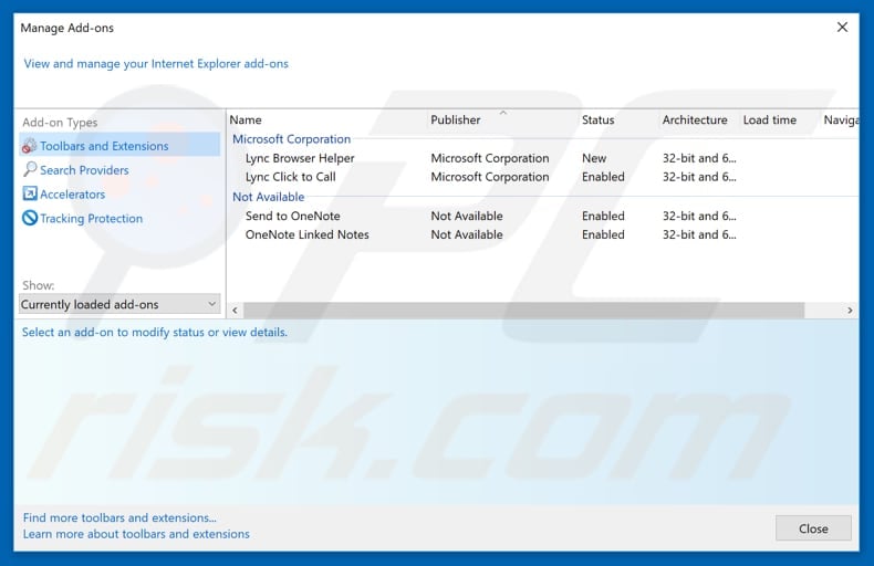 Removing geniustrainer.net ads from Internet Explorer step 2