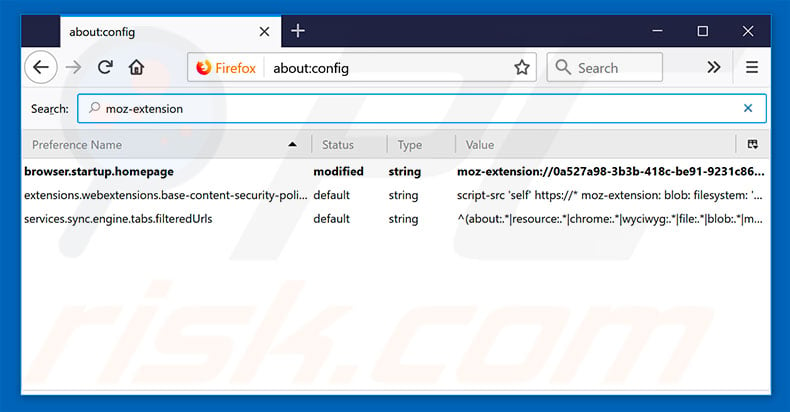 Removing hp.myway.com from Mozilla Firefox default search engine