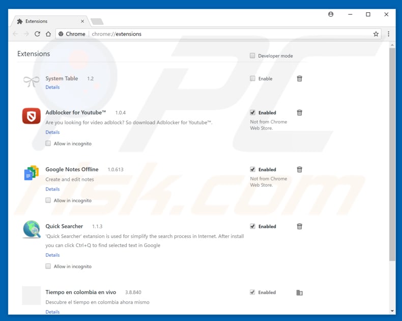 Removing leblonmedia.com ads from Google Chrome step 2
