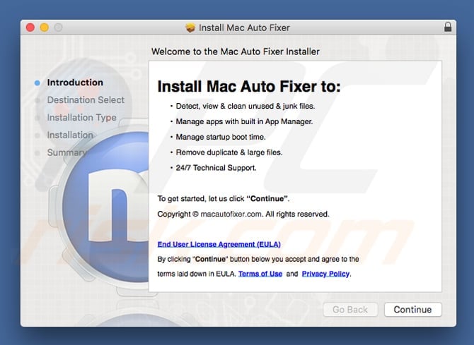 mac auto fixer setup