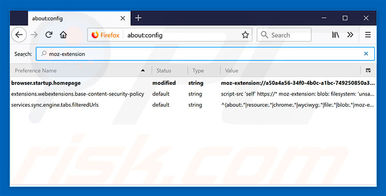 Removing search.hmyconverterhub.com from Mozilla Firefox default search engine