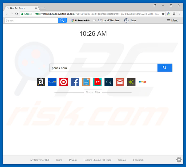 search.hmyconverterhub.com browser hijacker