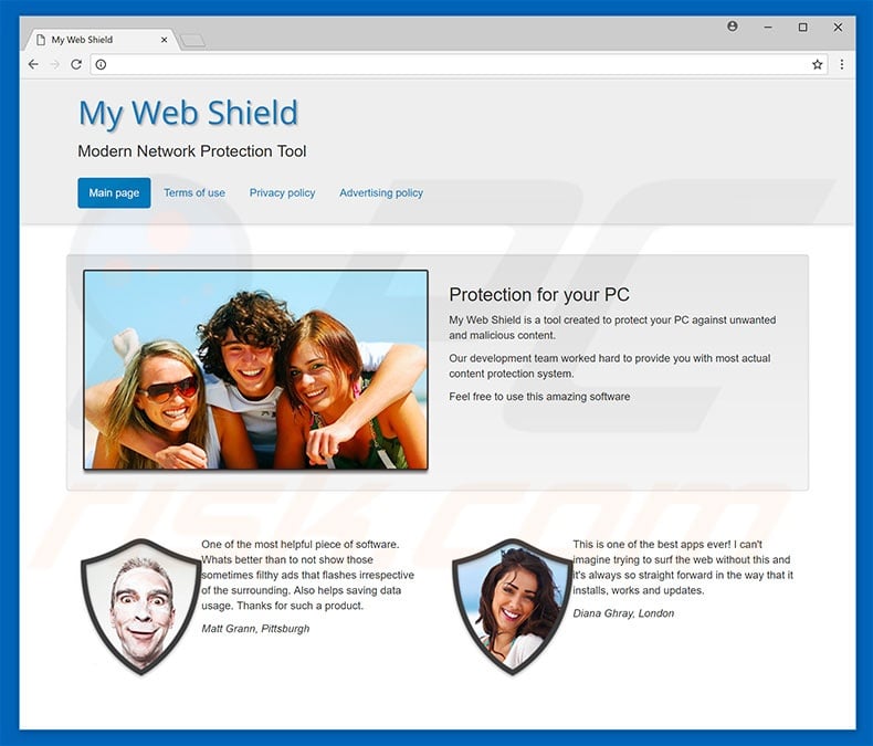 My Web Shield adware