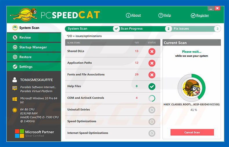 PC SpeedCat unwanted application