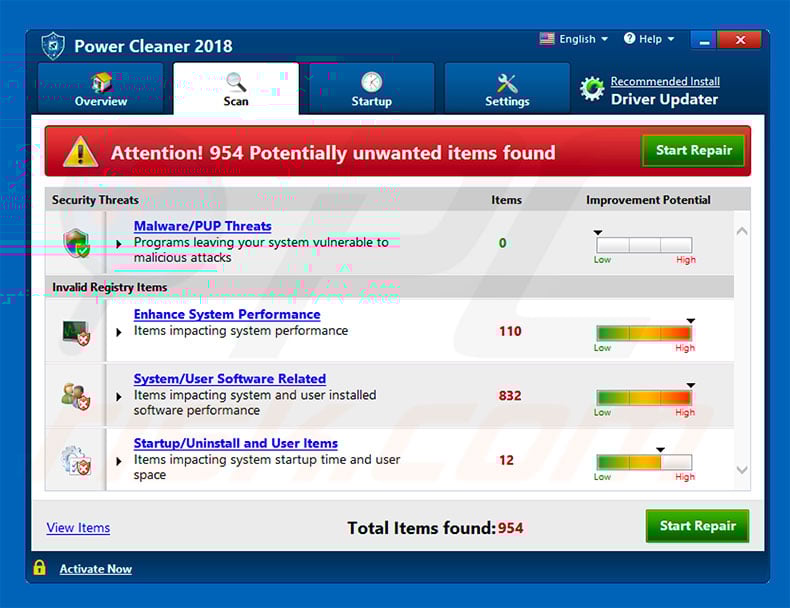 Power Cleaner 2018 unwanted application
