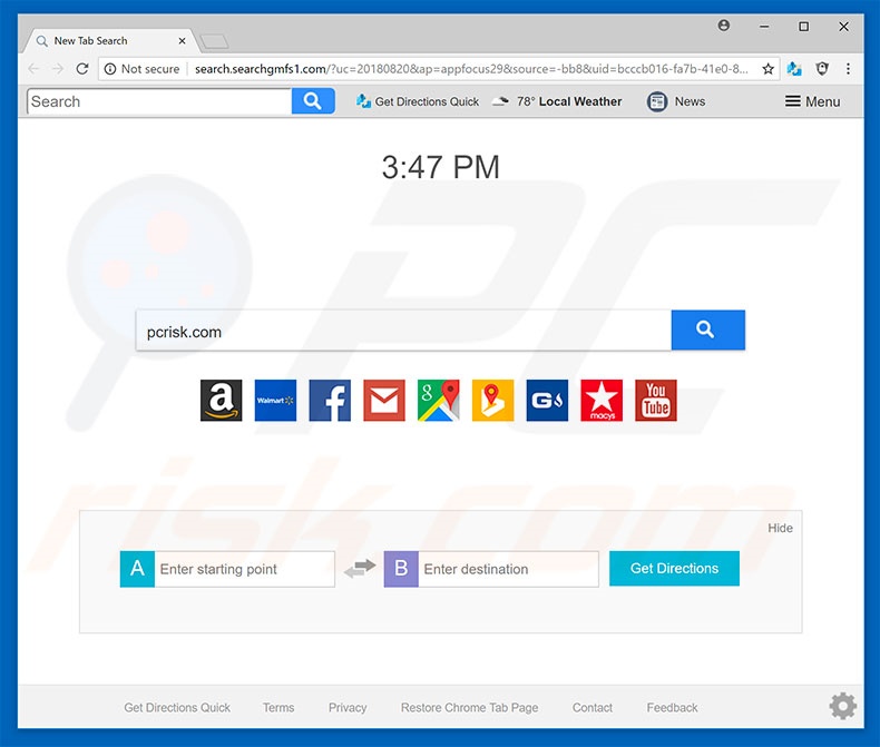 search.searchgmfs1.com browser hijacker