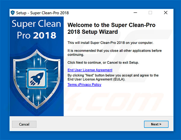 Official Super Clean Pro 2018 installer