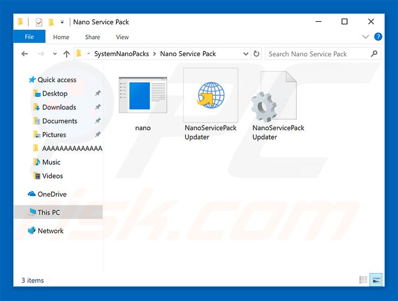SystemNanoPacks adware