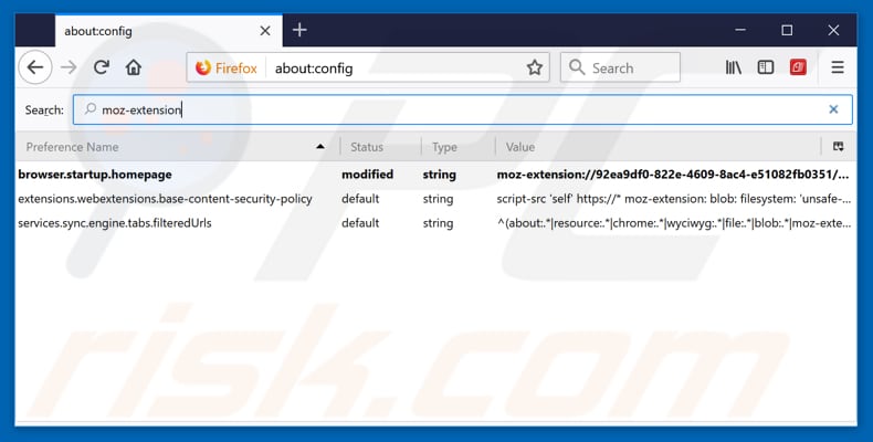 Removing hp.myway.com from Mozilla Firefox default search engine