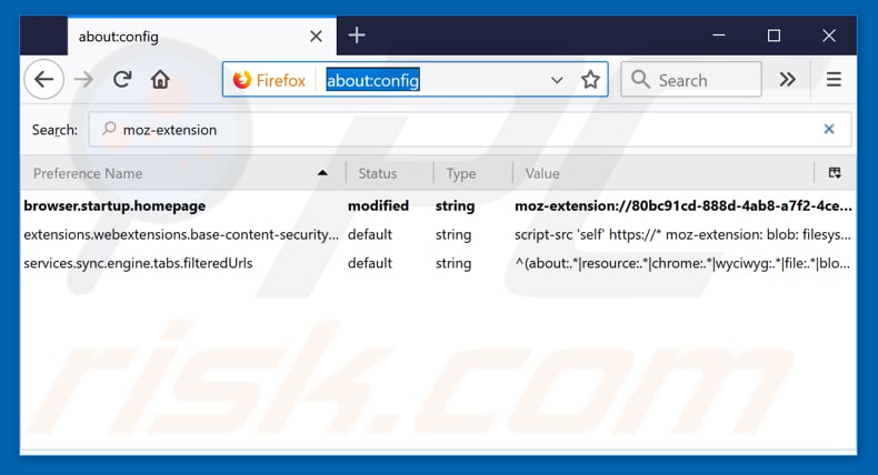 Removing hp.myway.com from Mozilla Firefox default search engine