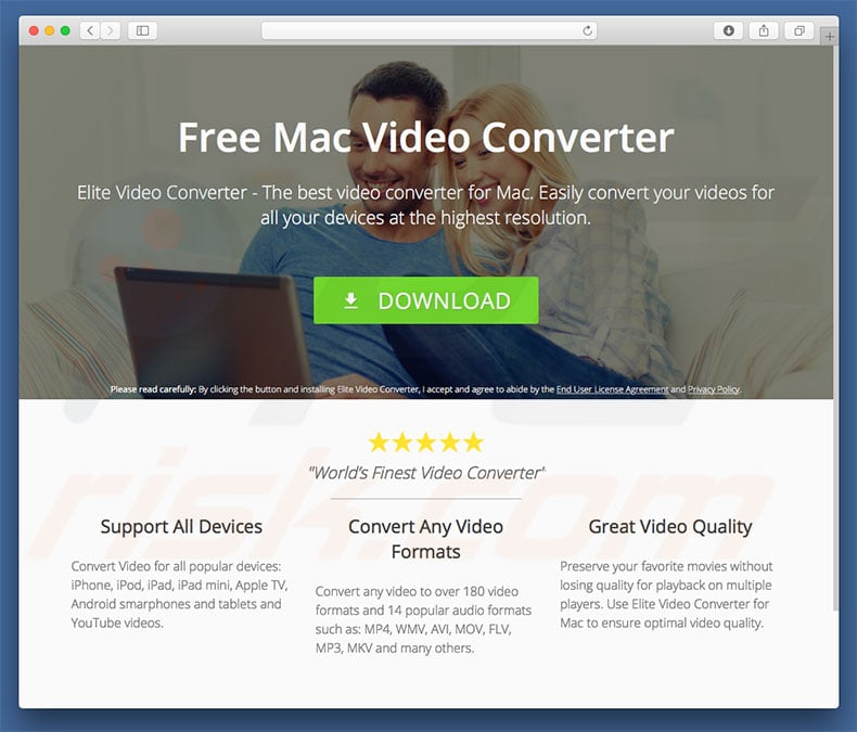 Elite Video Converter adware