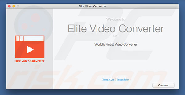 Delusive installer used to promote Elite Video Converter
