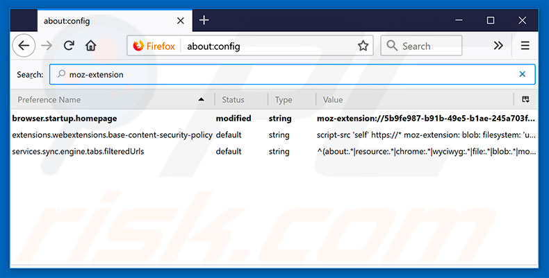 Removing hp.myway.com from Mozilla Firefox default search engine