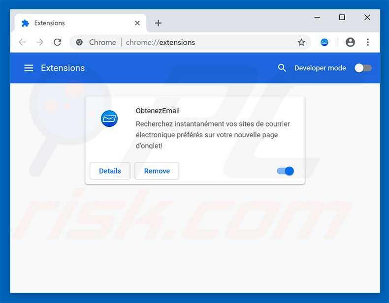 Removing search.moyapochtavkhodnt.com related Google Chrome extensions