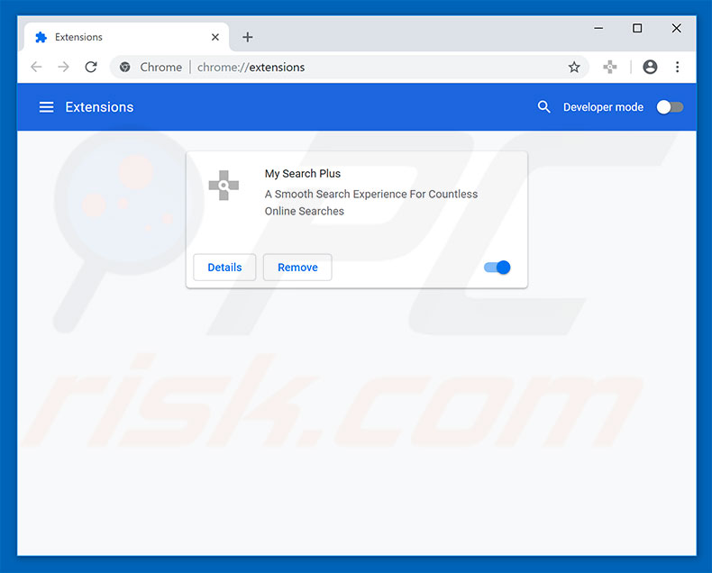 Removing mysearchplus.co related Google Chrome extensions