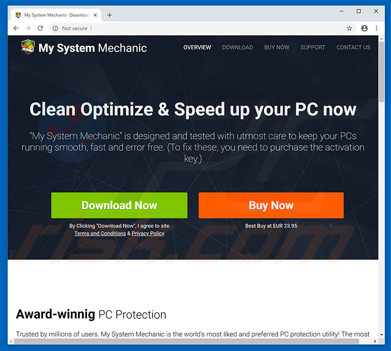 My Sys Mechanic unwanted application