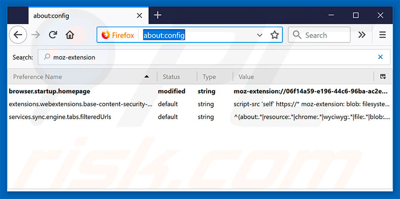 Removing hp.myway.com from Mozilla Firefox default search engine