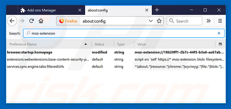 Removing hp.myway.com from Mozilla Firefox default search engine