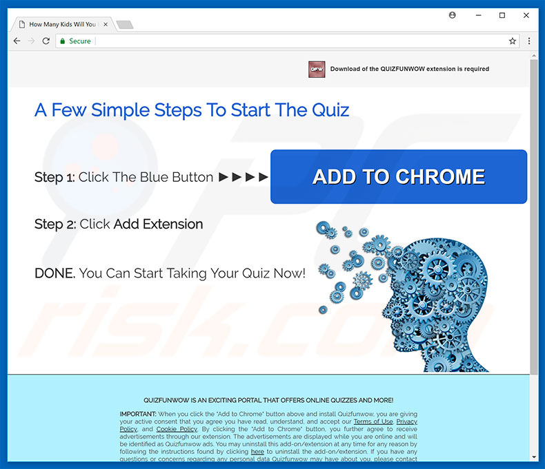 QuizFunWow adware