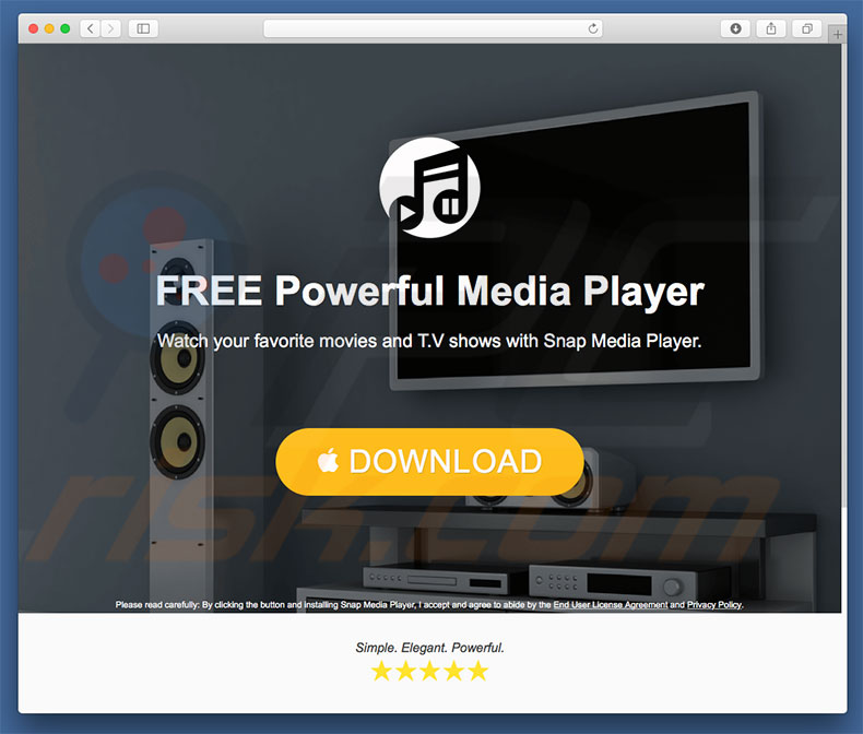 Snam Media Player adware