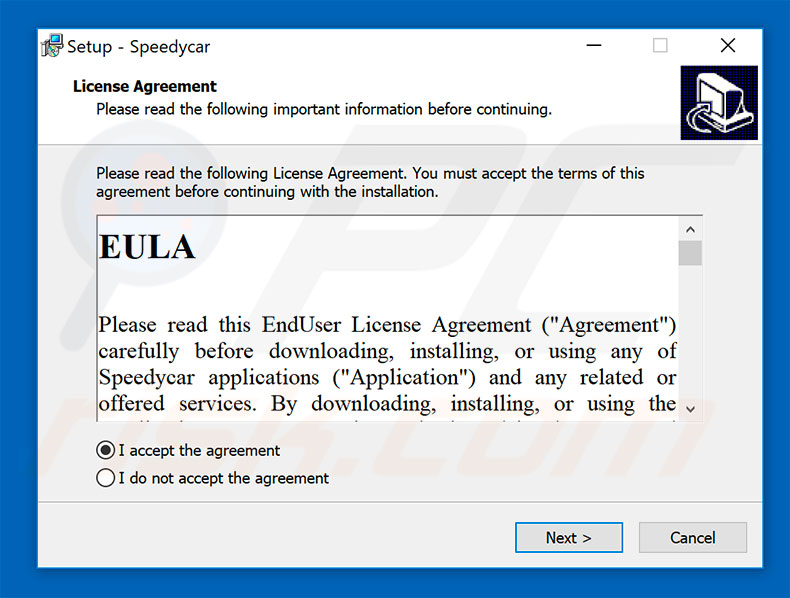 Official SpeedyCar installation setup