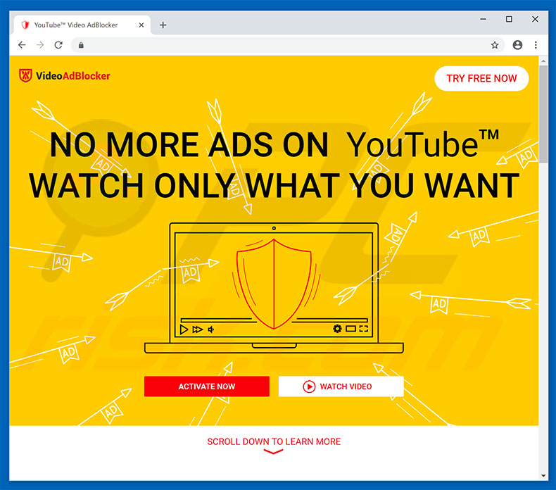 Video AdBlocker website