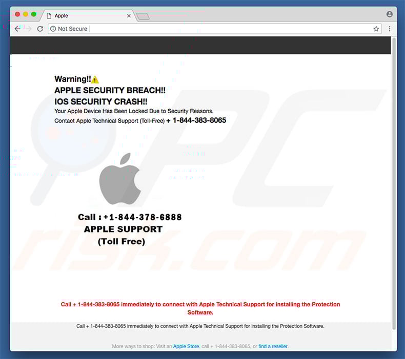 Voice Saying 'Virus Found' scam