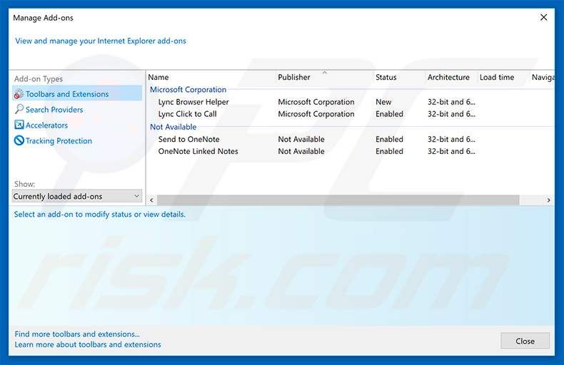 Removing chardwardse.club ads from Internet Explorer step 2